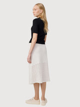 Milja Knitted Skirt White | Makia
