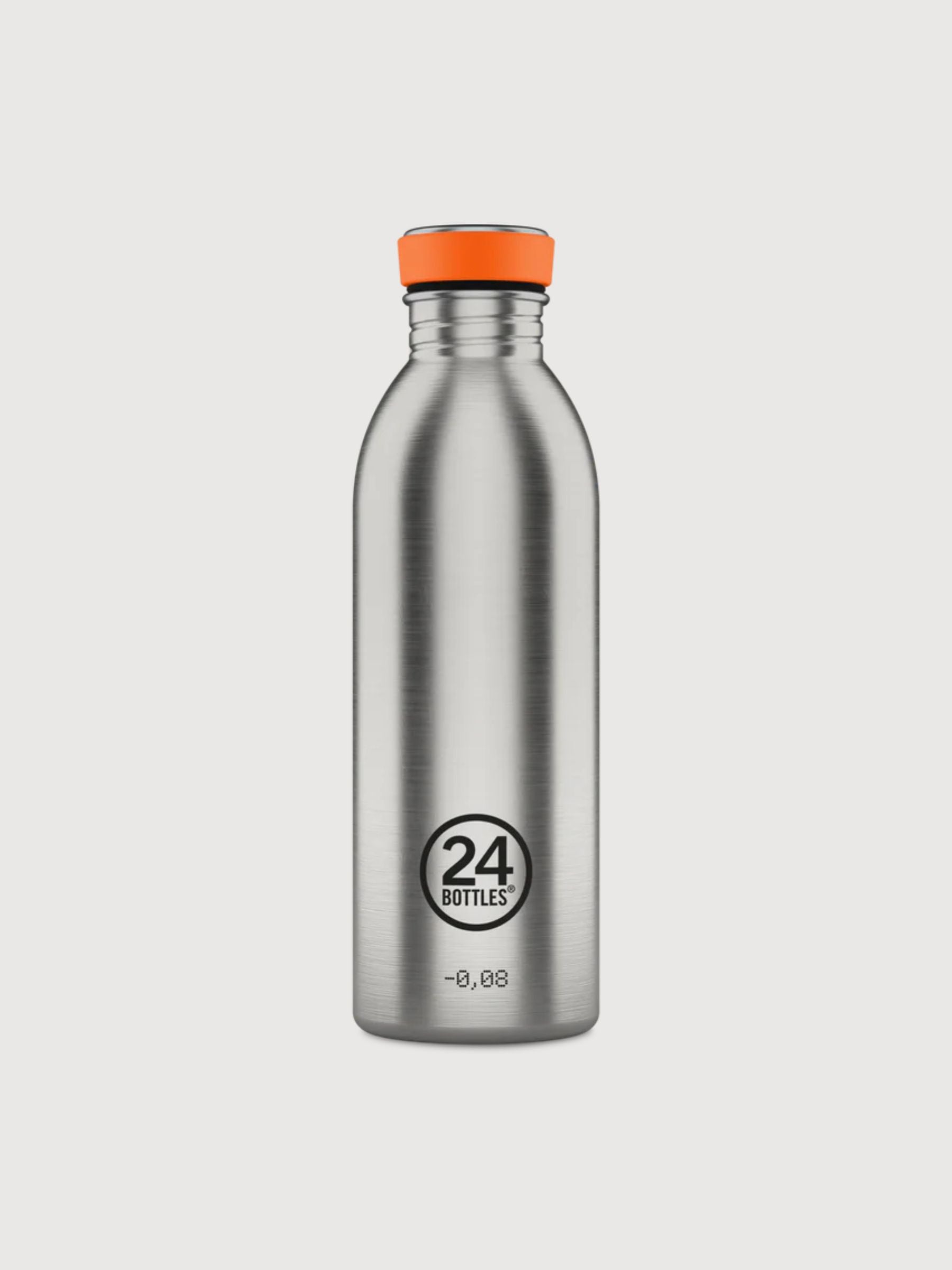 Urban Bottle 050 Brushed Steel | 24 Bottles