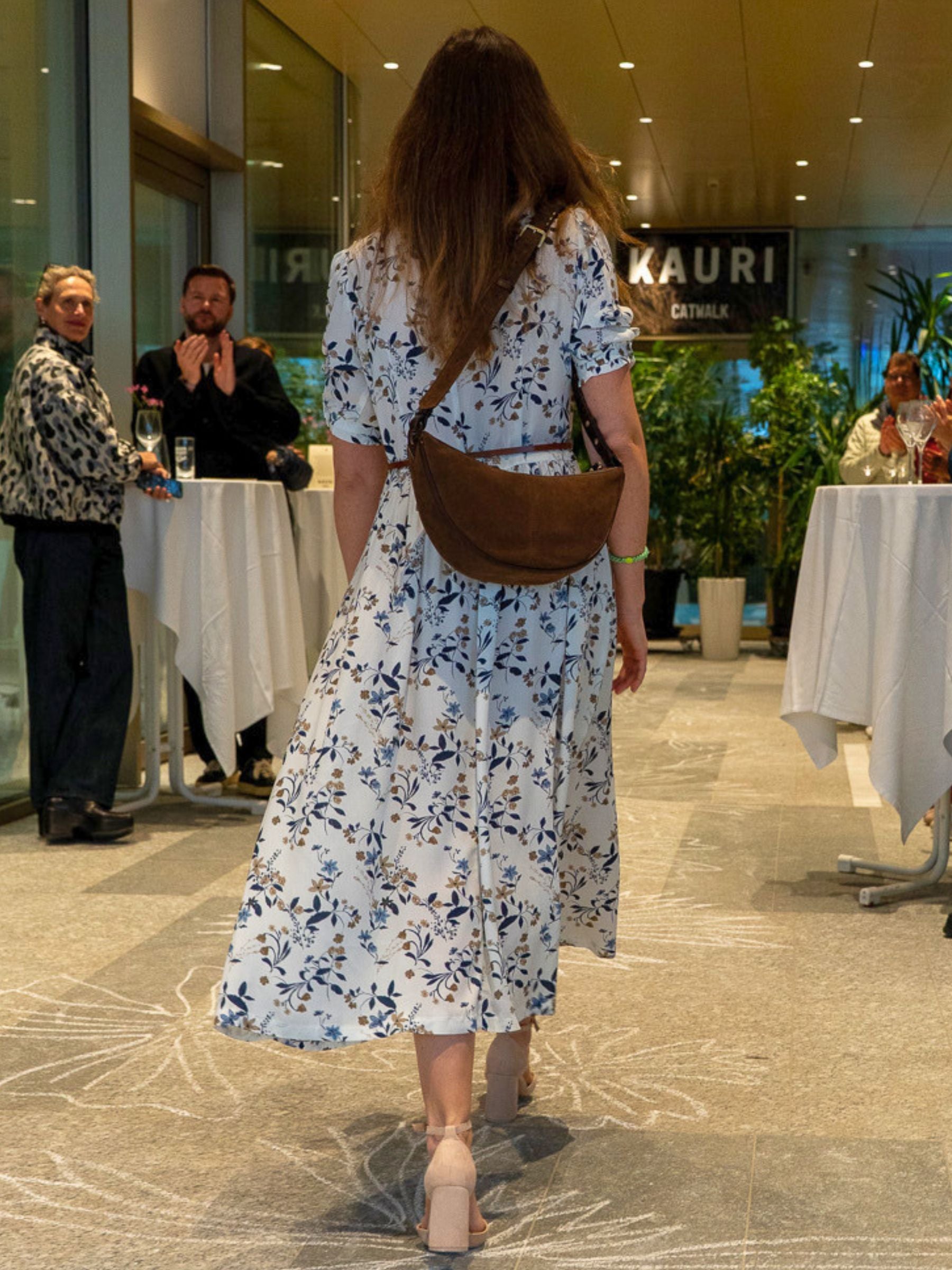 Kleid Kordelia Marine Sandstein | Feli und Hans