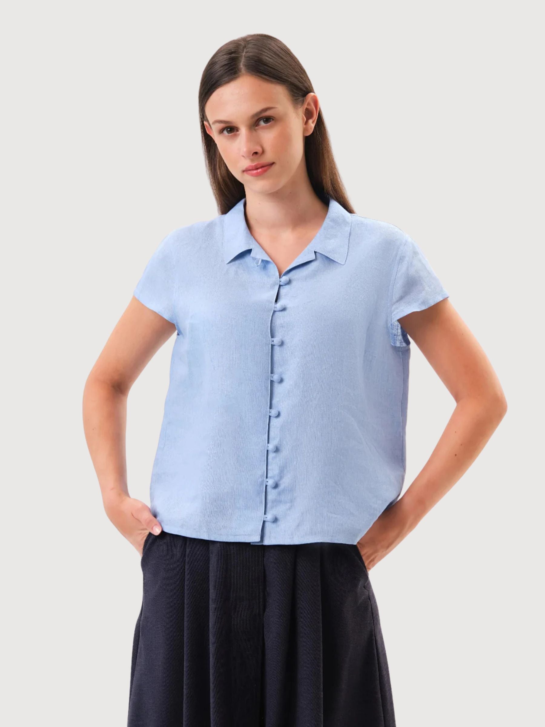 Bluse Barina Hellblau | Feli und Hans
