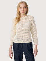 Rosa Knit Off White | MAKIA