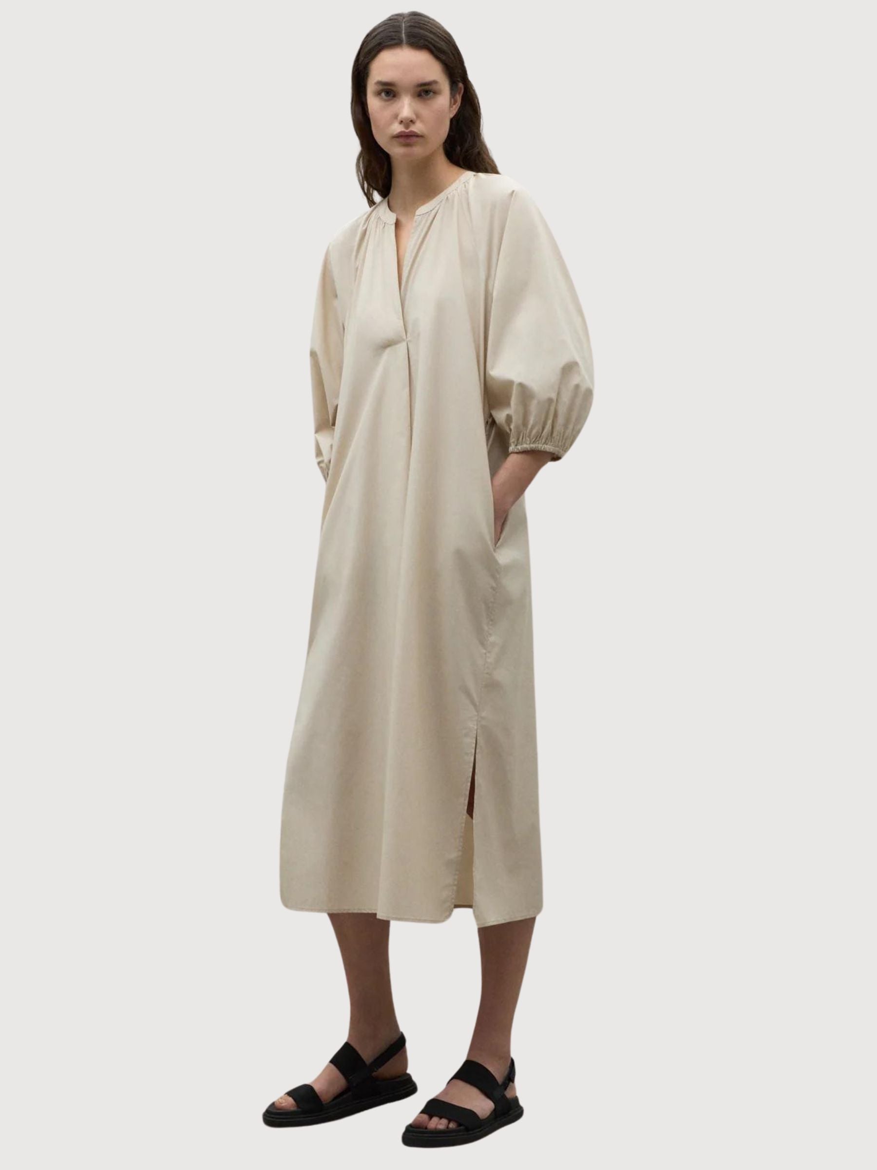 Dress Serpentina Beige in TENCEL™ | Ecoalf