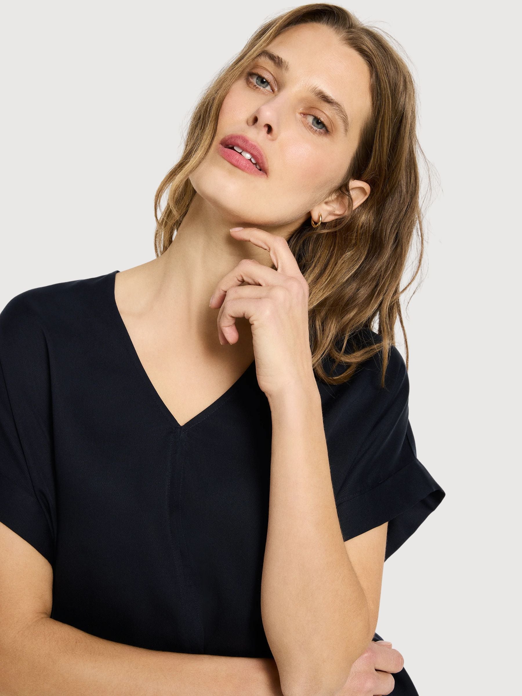 Blusa Tencel Midnight Woman | Lanius