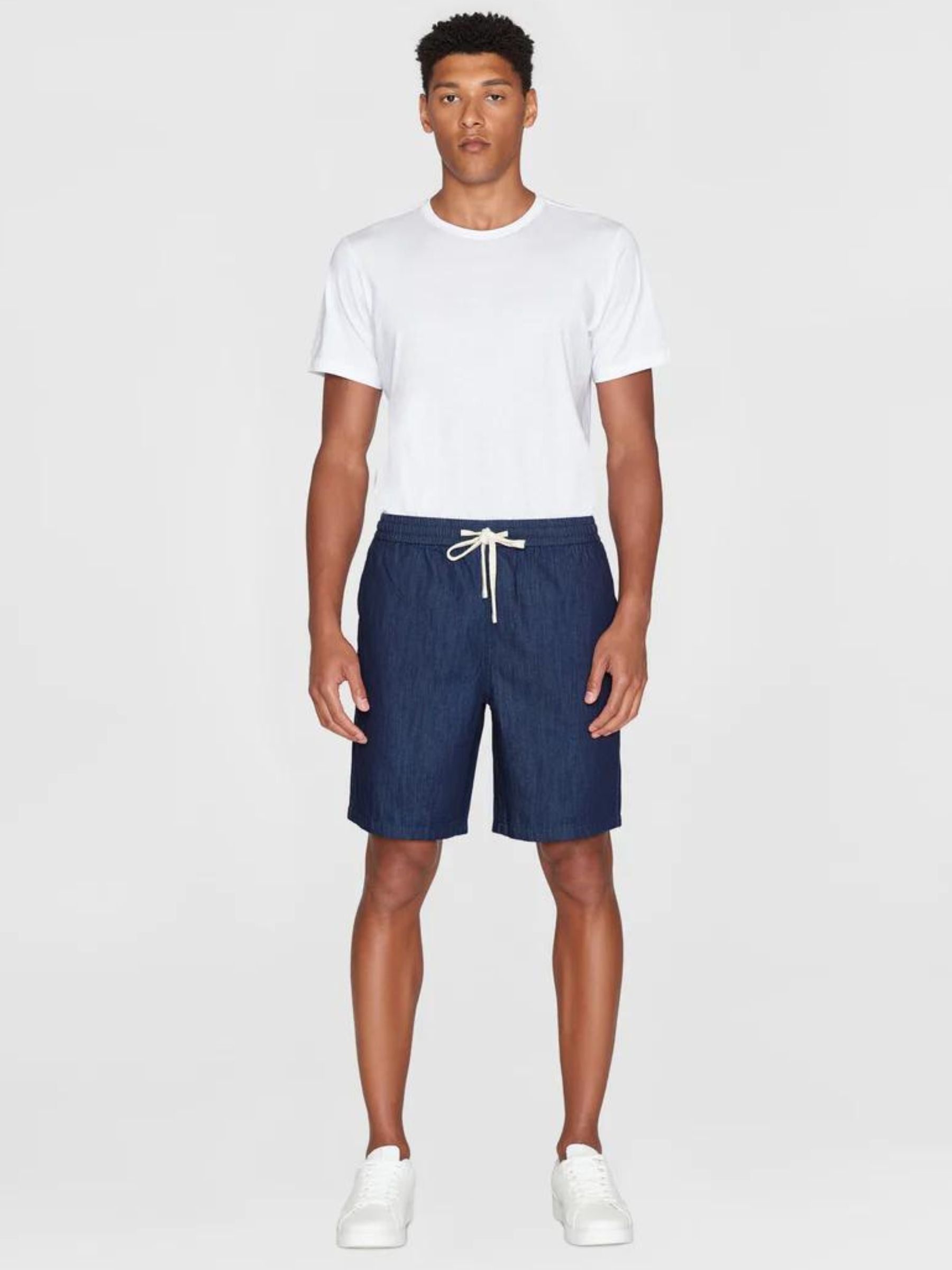 Shorts Fig Loose Denim Cotone | Knowledge Cotton Apparel