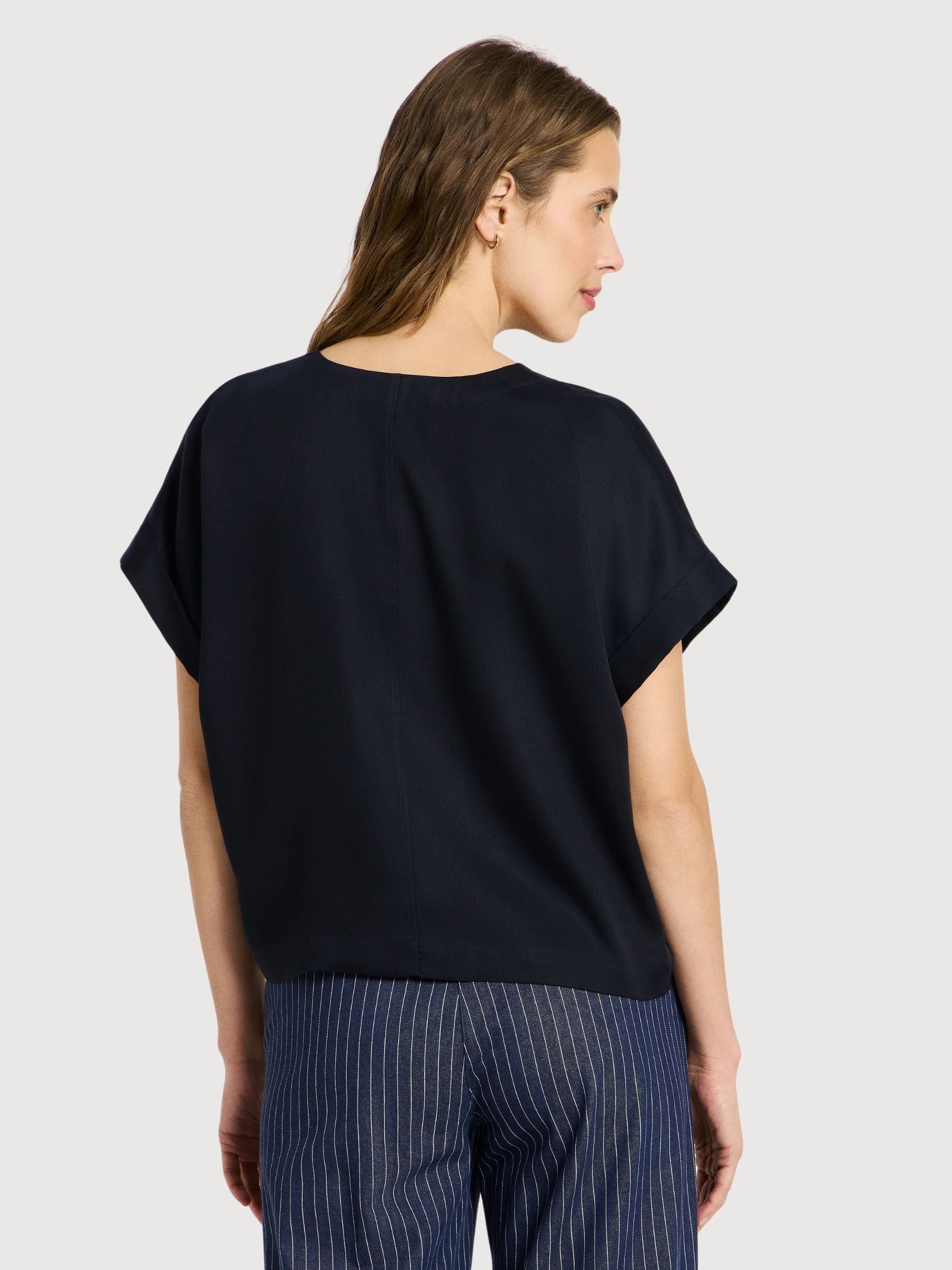 Blusa Tencel Midnight Woman | Lanius