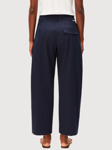 Pant Barrel Leg Twill Night Sky | Armedangels