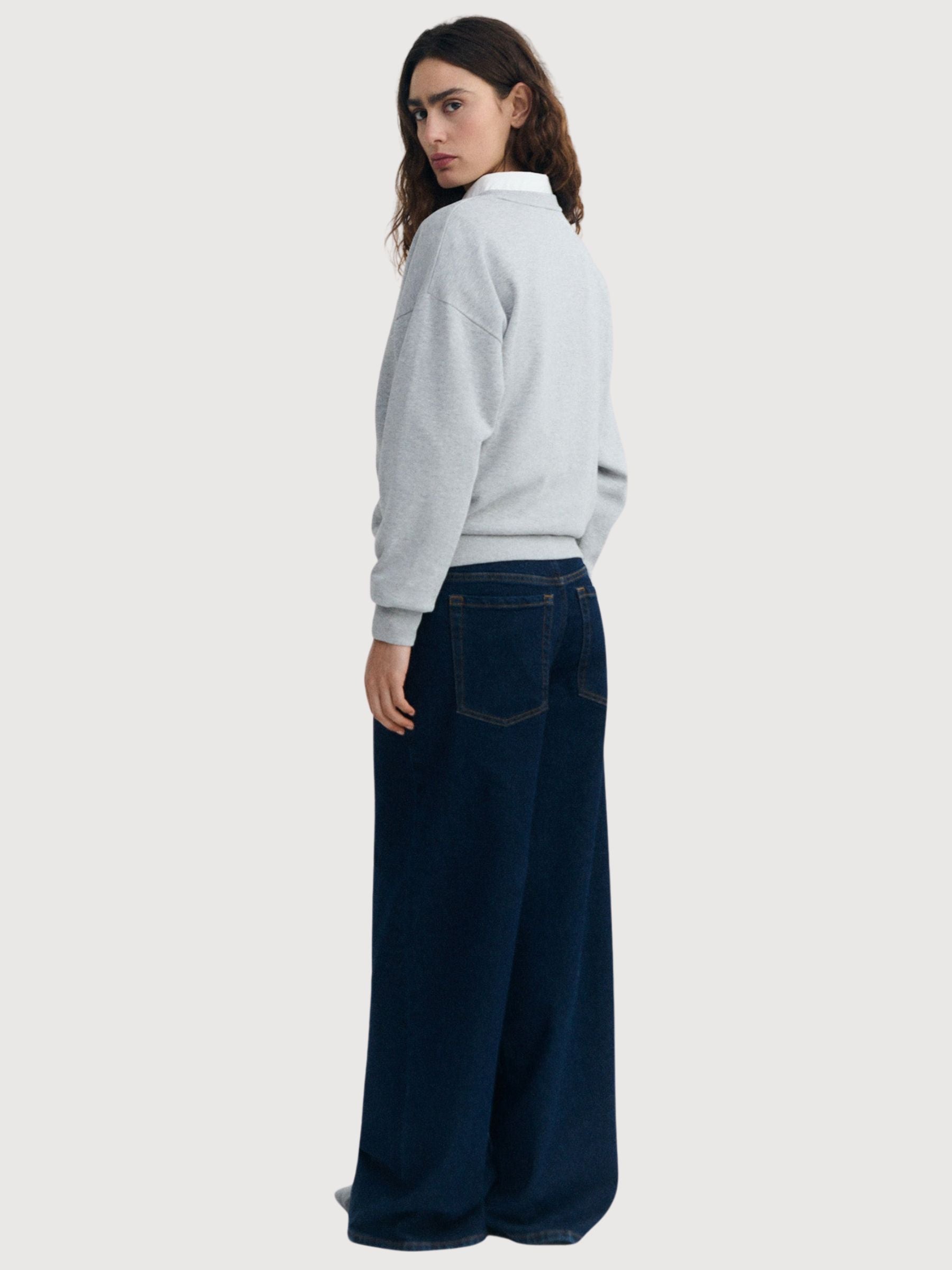 Sweatshirt Jodie Poppy Grey Damen | Thinking Mu