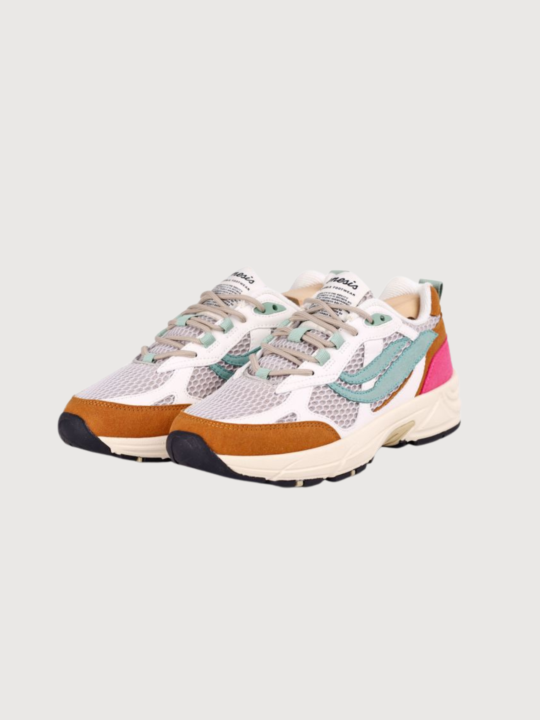 G-Eco`99 2-Tone Mesh Cognac/White/Grey | Genesis