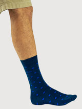 Classic Dots Navy man socks | Alfredo gonzales