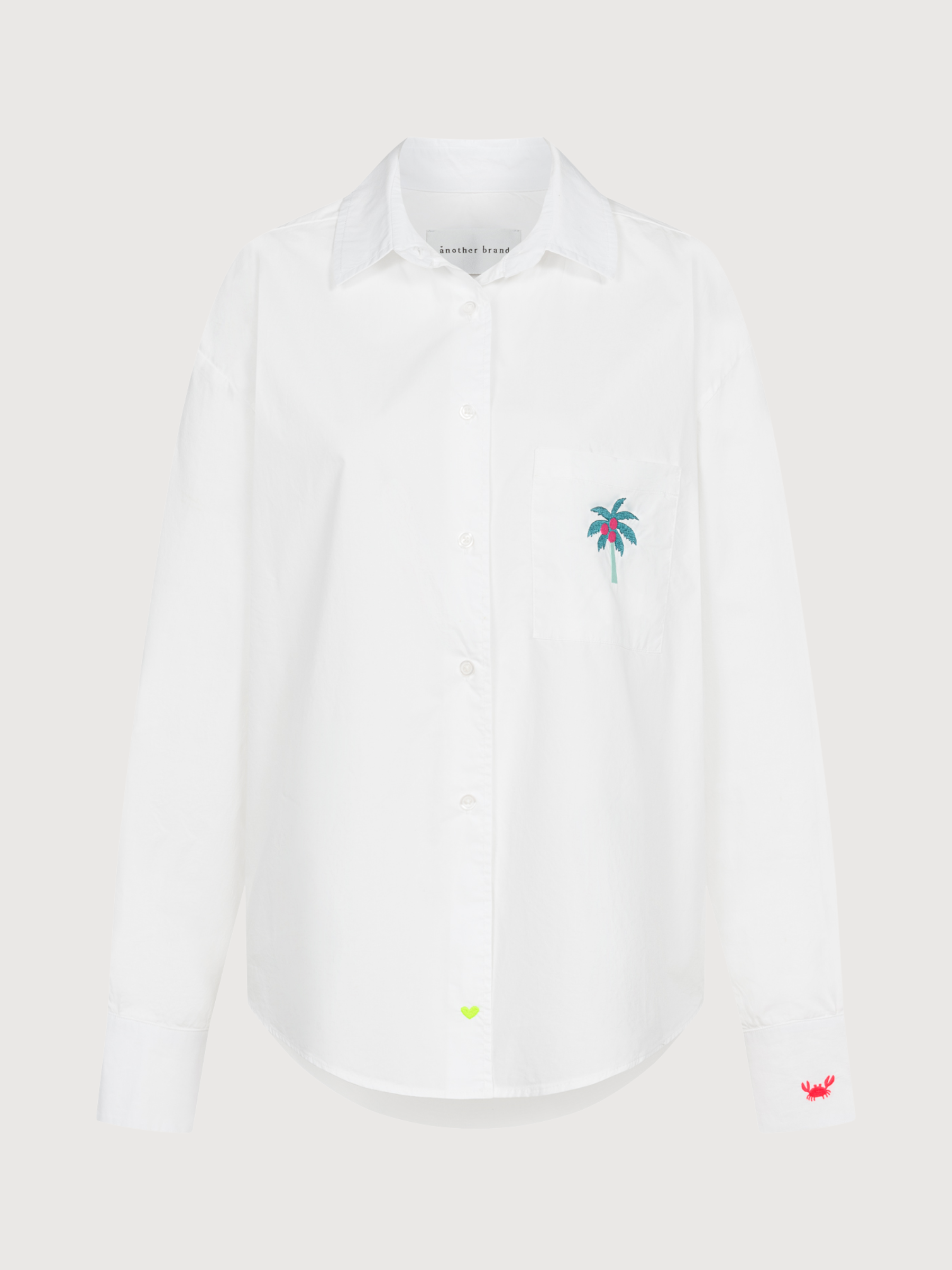 Camicia Popeline Cotone Donna Bianca | Another Brand