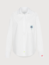 Shirt Popleine White Woman Cotton | Another Brand