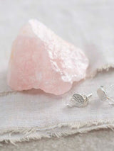 Ohrringe Mini Coin Rose Quarz | A Beautiful Story