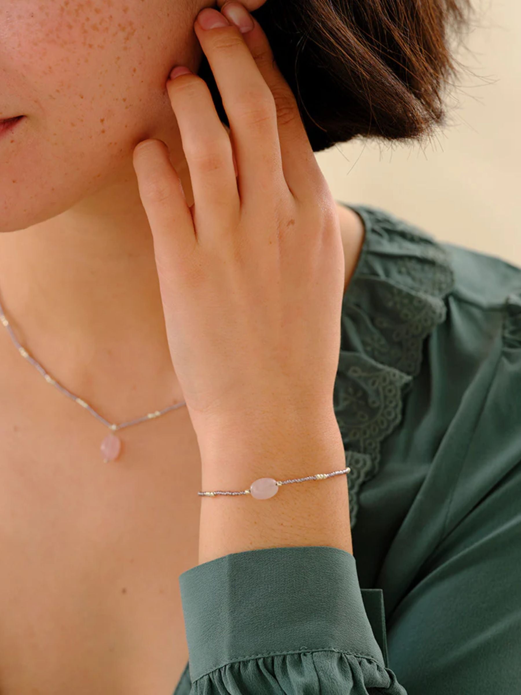 Armband Rose Quarz | A Beautiful Story