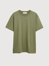 Mid Weight T-Shirt Maarkos Fatigue Green | Armedangels