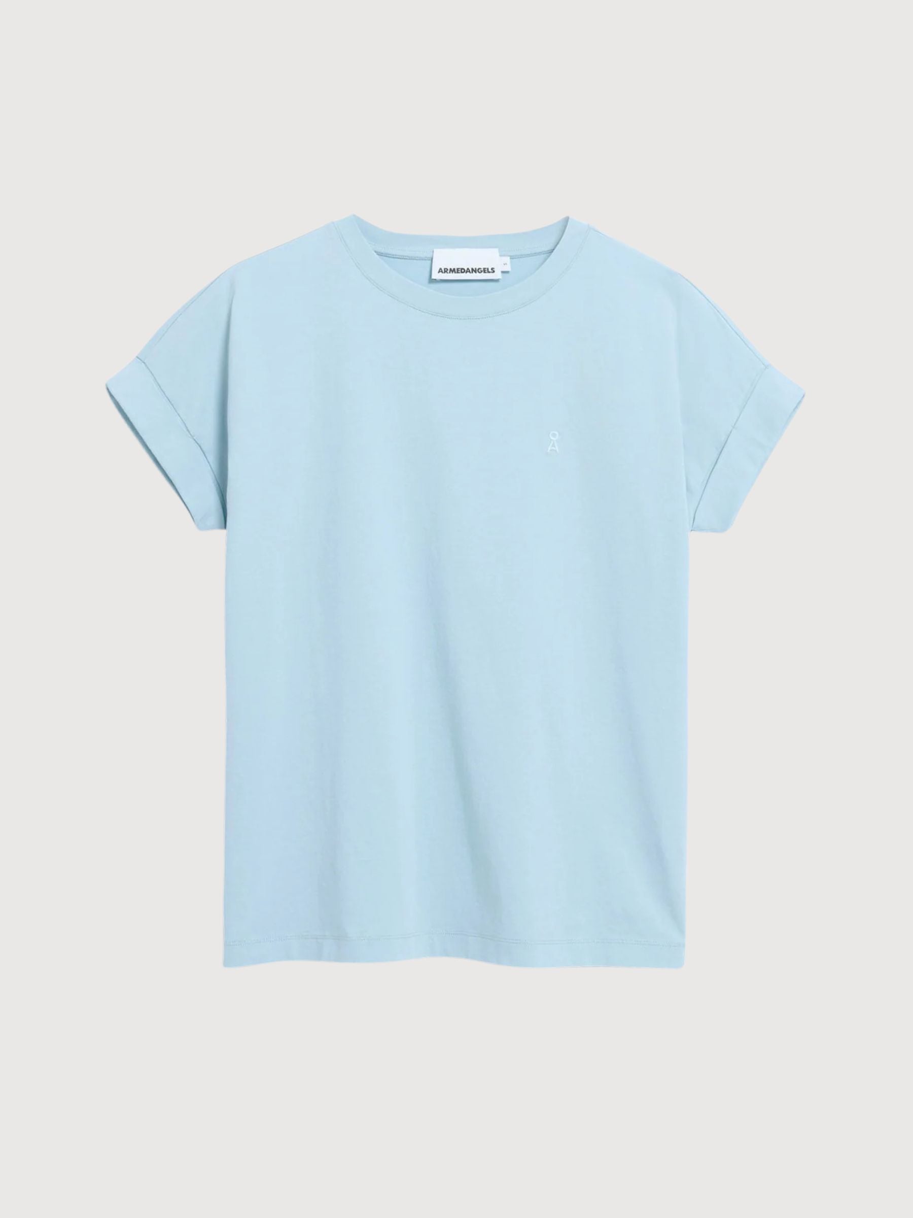 T-Shirt Idaara Tinted Blue Glow | Armedangels