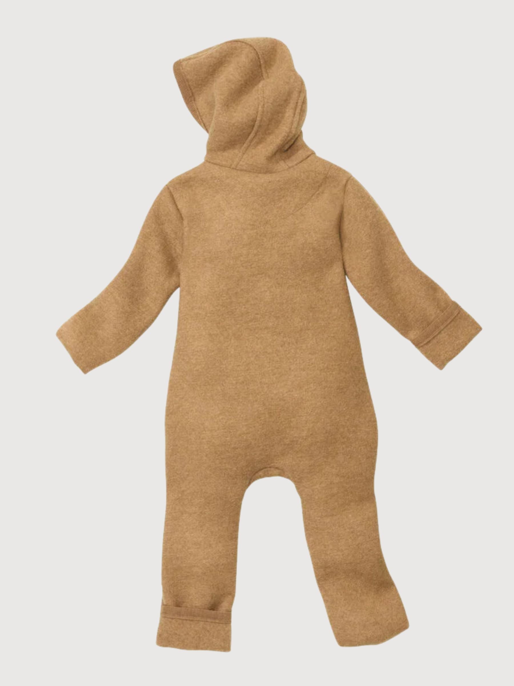 Boiled Wool Overal Caramel