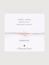 Braccialetto Iris Card pietra di luna | A Beautiful Story