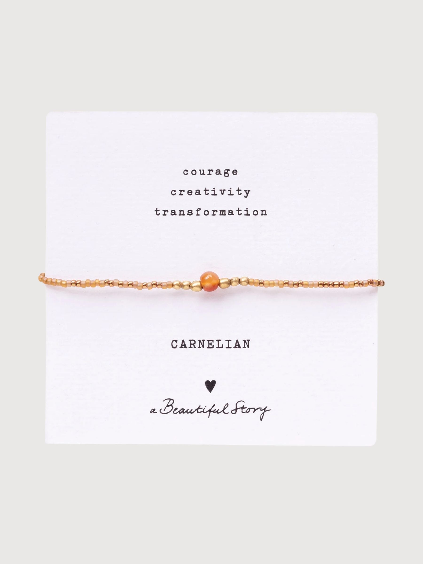 Armband Iris-Karte Karneol | A BEAUTIFUL STORY