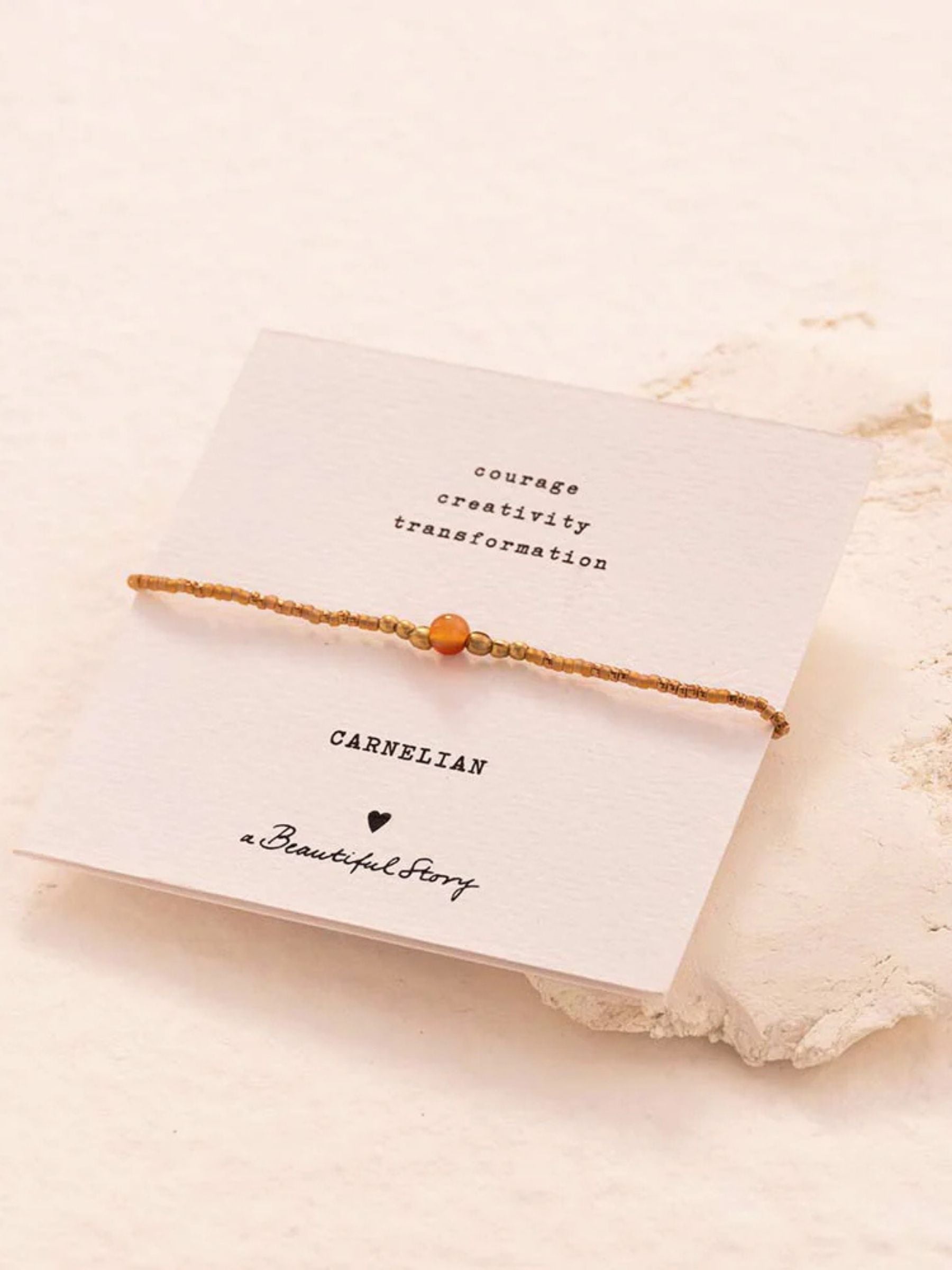 Armband Iris-Karte Karneol | A BEAUTIFUL STORY
