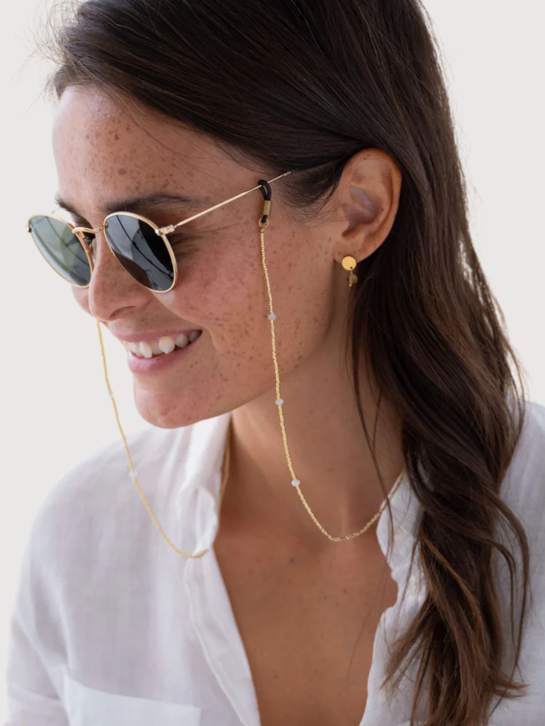 Glasses Cord Shore Moonstone | A Beautiful Story
