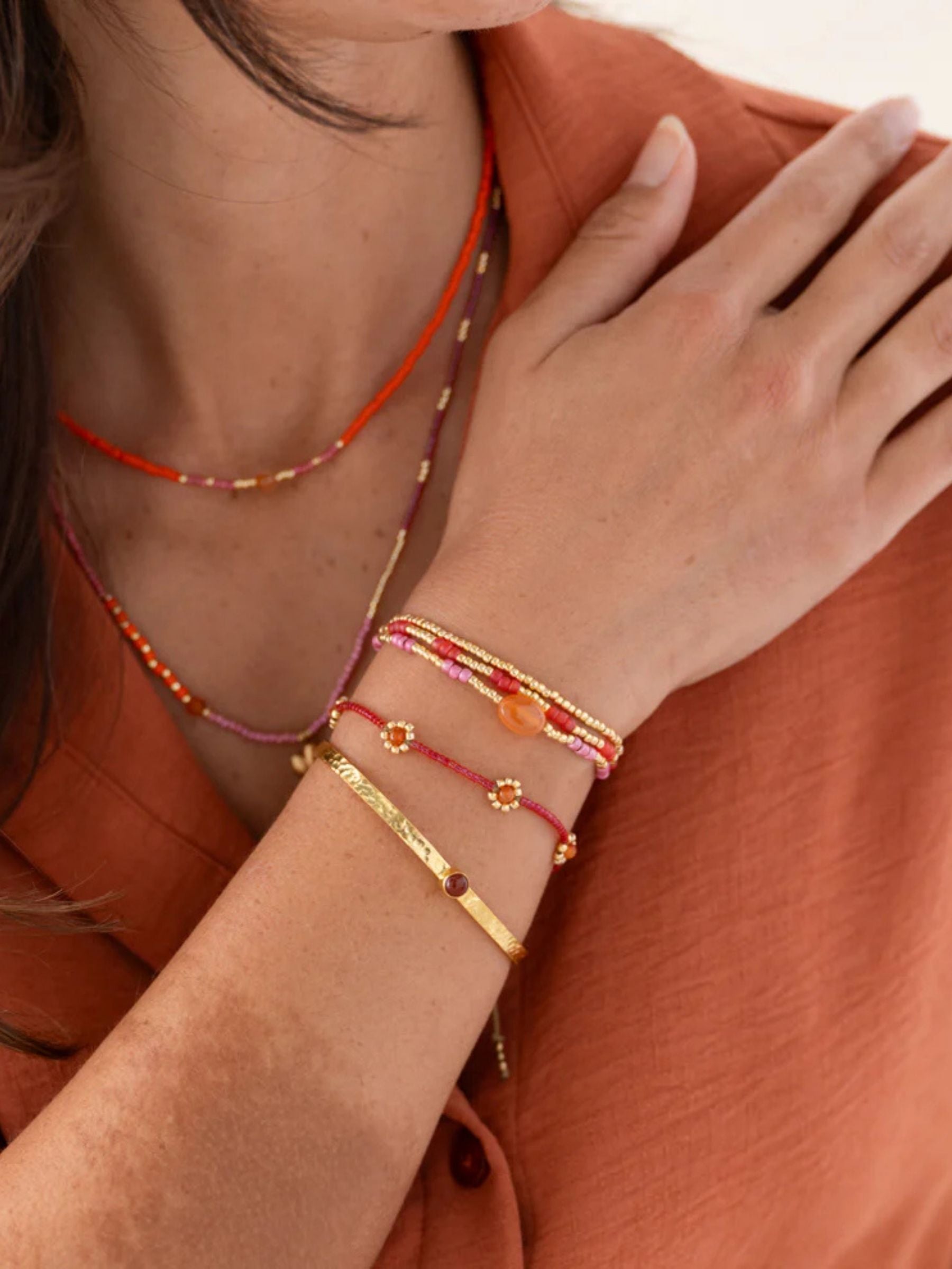 Energetic Carnelian Bracelet GP | A Beautiful Story