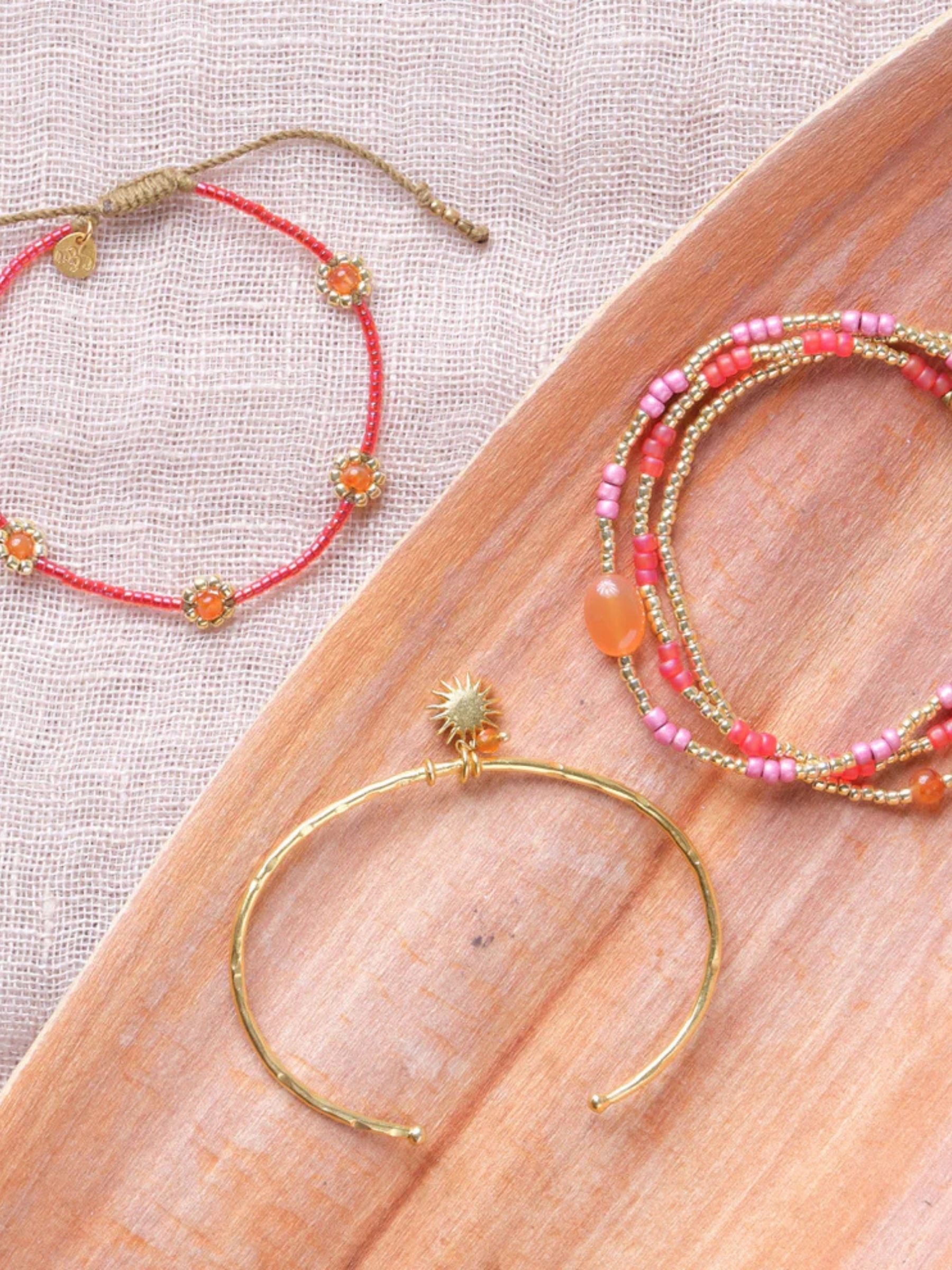 Energetic Carnelian Bracelet GP | A Beautiful Story