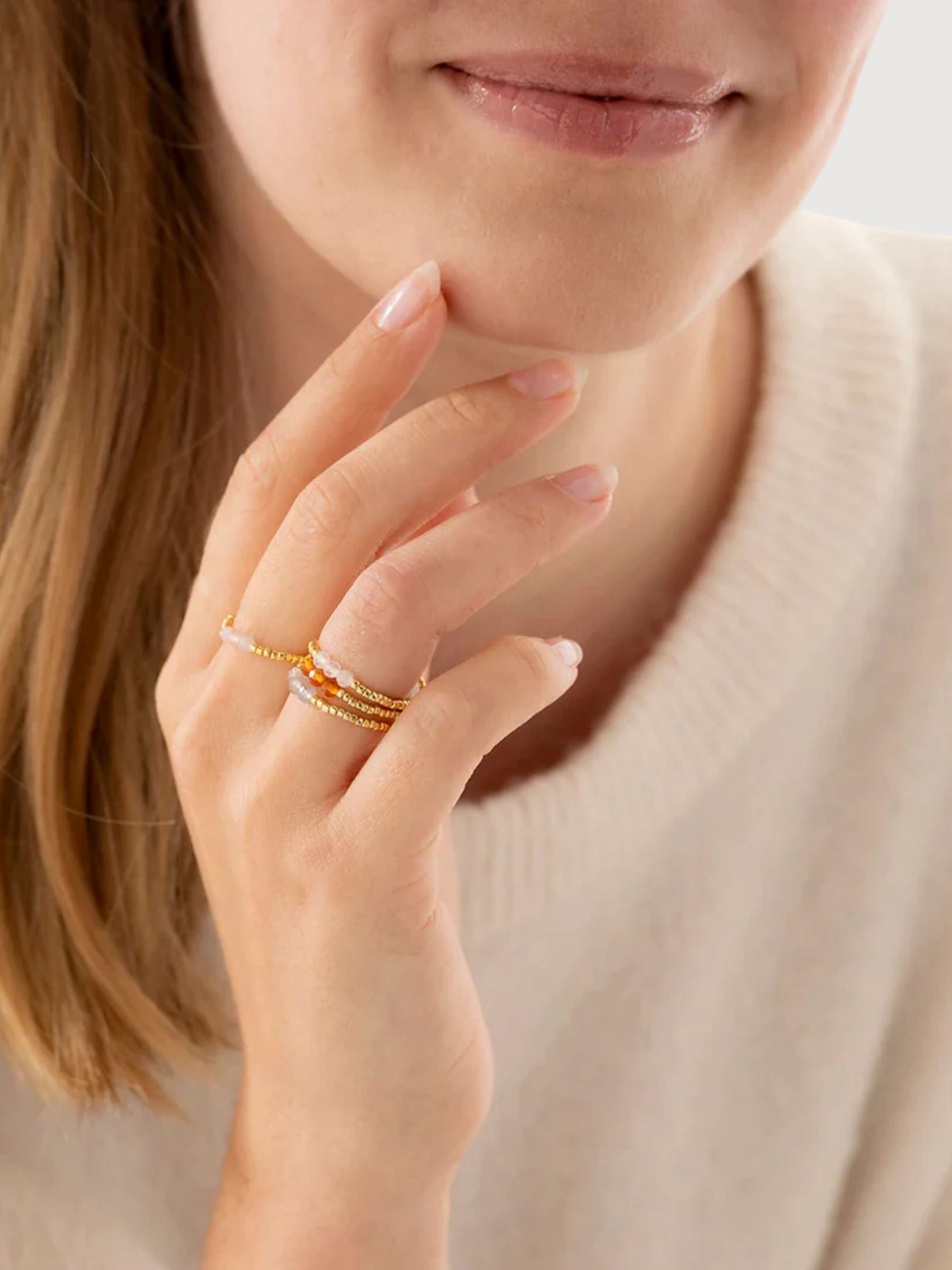 Anello Clarity Moonstone GC | A Beautiful Story