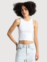 Joou Tank Top Weiß Frauen | King Of Indigo
