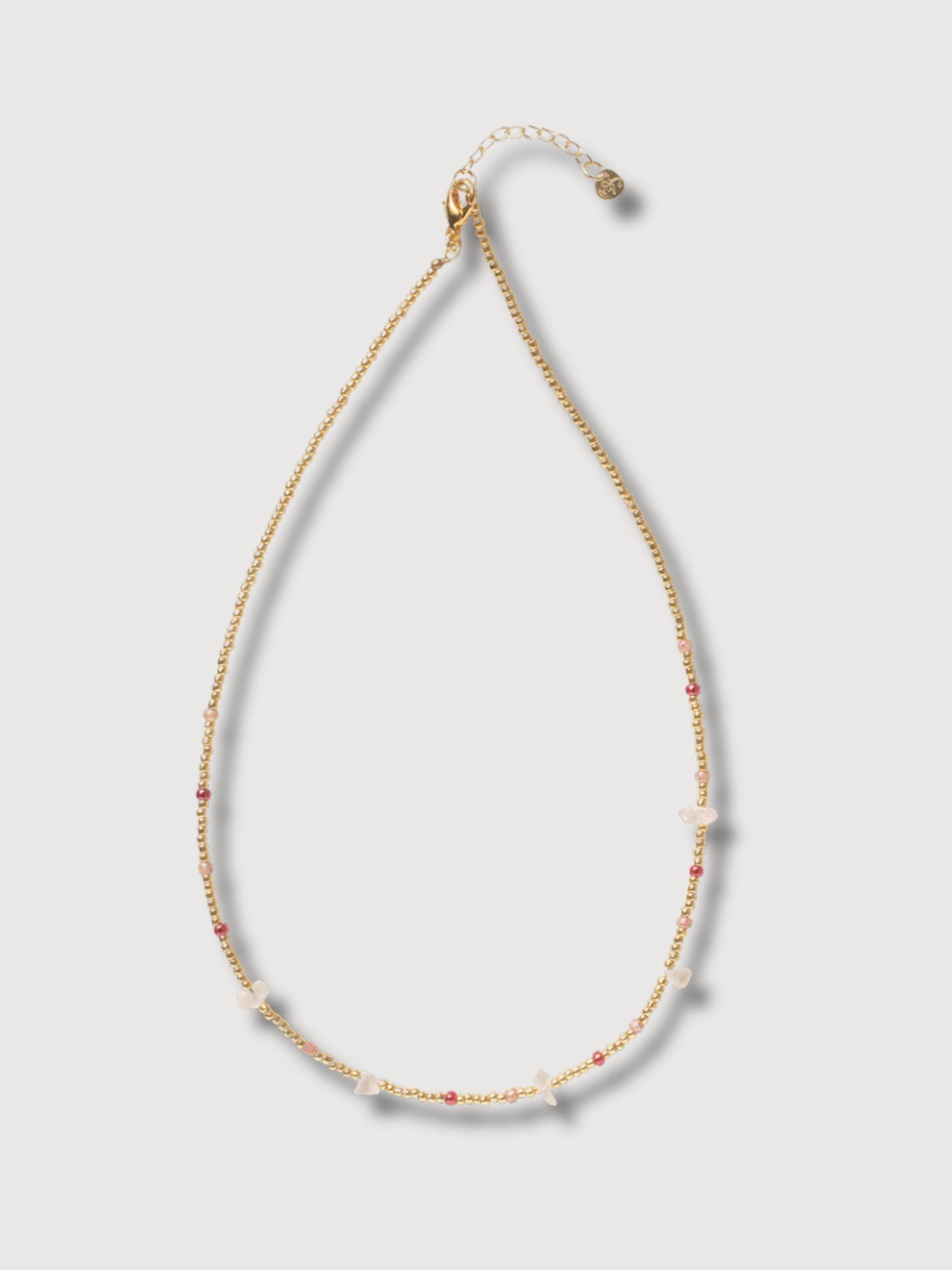 Collana Believing in quarzo rosa | A Beautiful Story