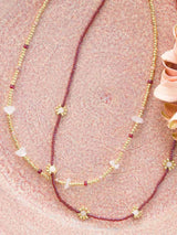 Collana Believing in quarzo rosa | A Beautiful Story