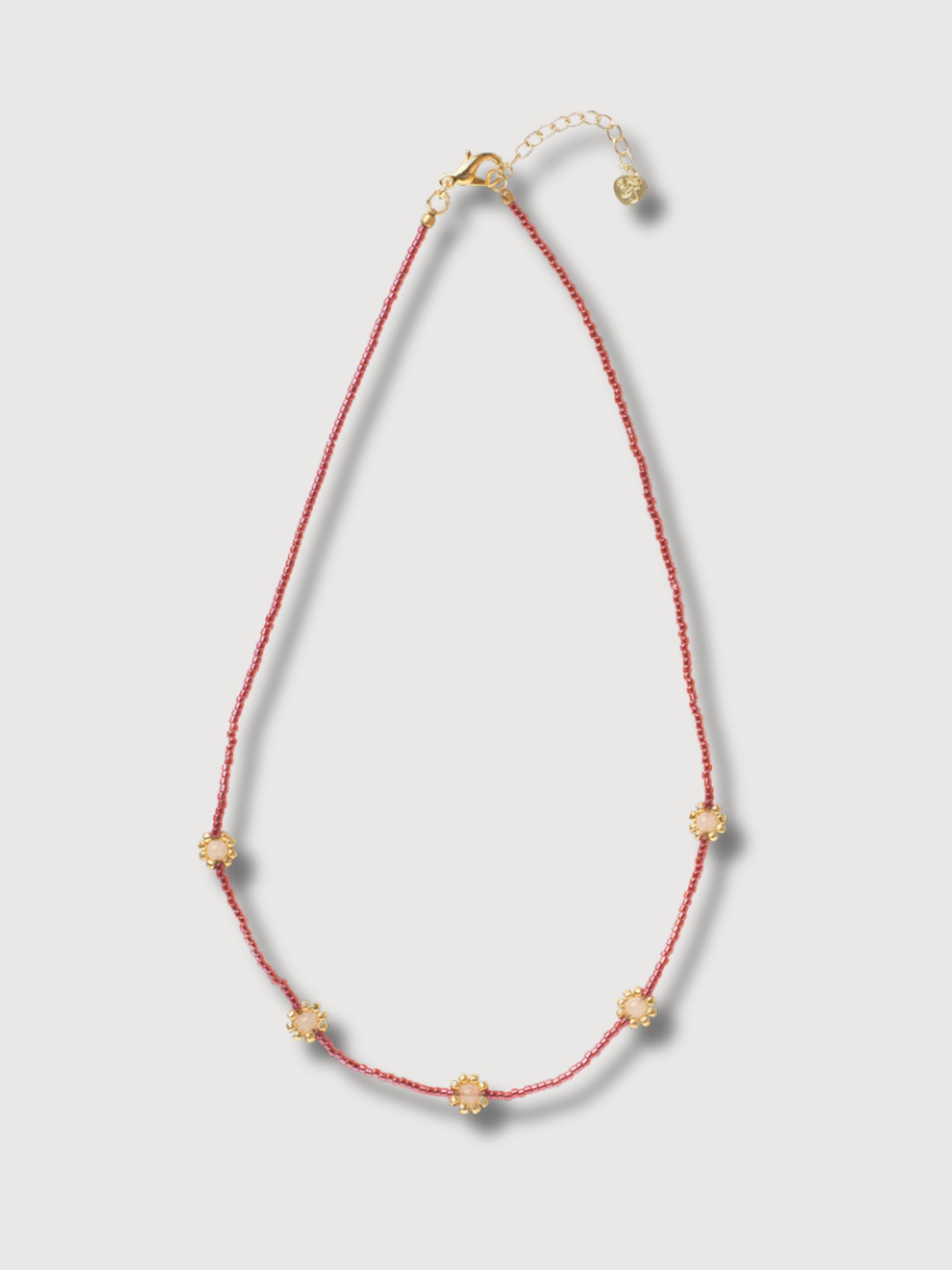 Flourish Rose Quartz Necklace | A Beautiful Story