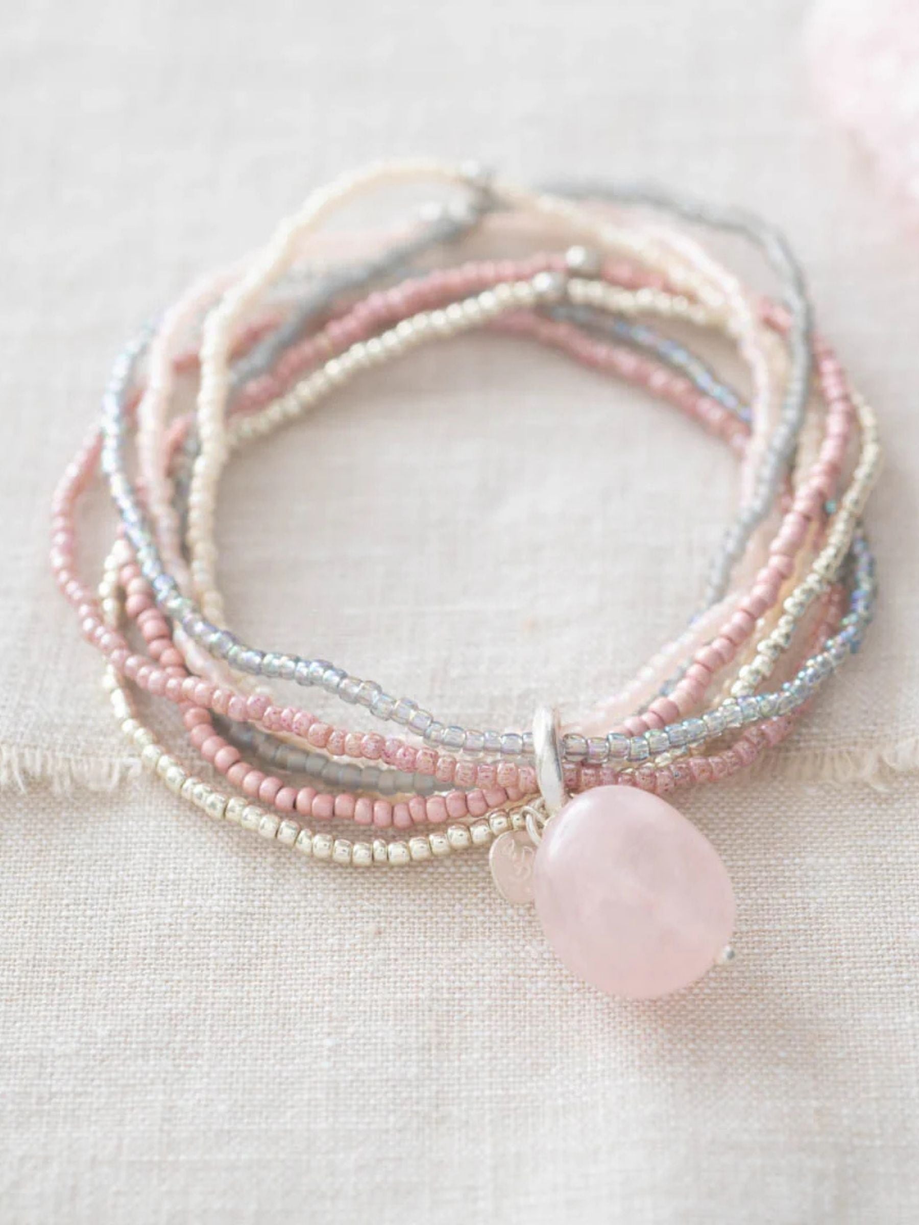 Armband Nirmala Rosenquarz | A Beautiful Story