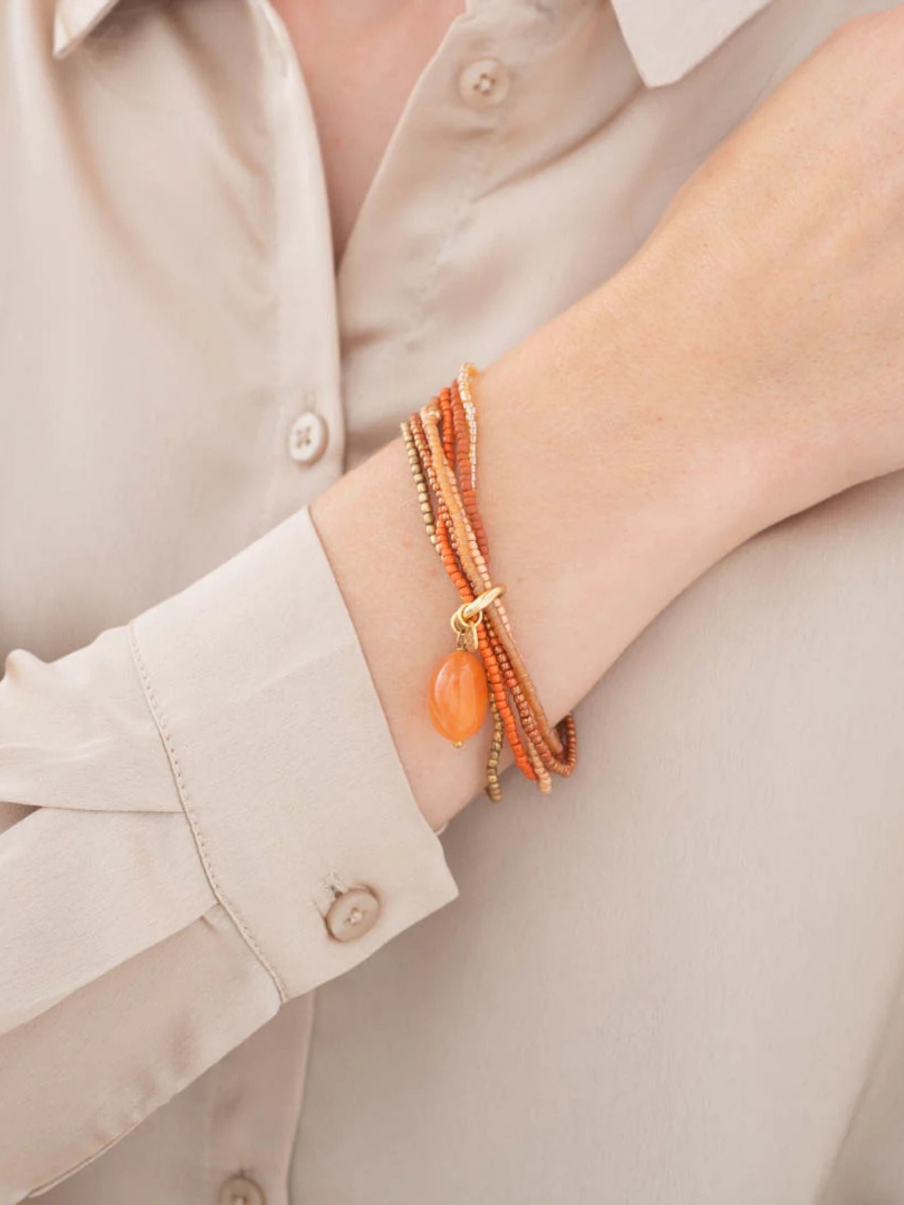Nirmala Carnelian Gc Bracelet | A Beautiful Story