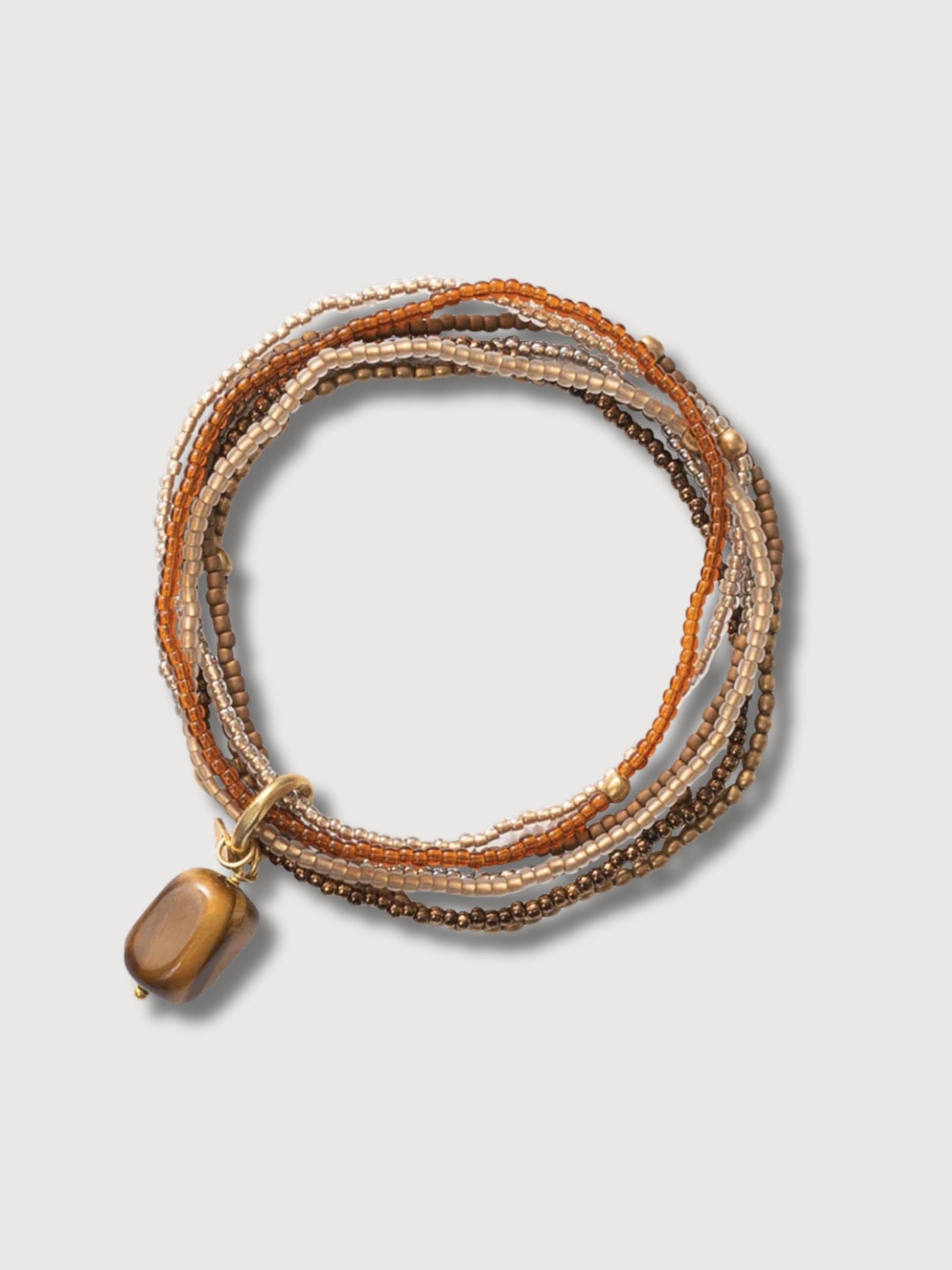 Nirmala Armband Tigers Auge Gold | A BEAUTIFUL STORY