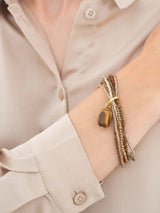 Nirmala Armband Tigers Auge Gold | A BEAUTIFUL STORY