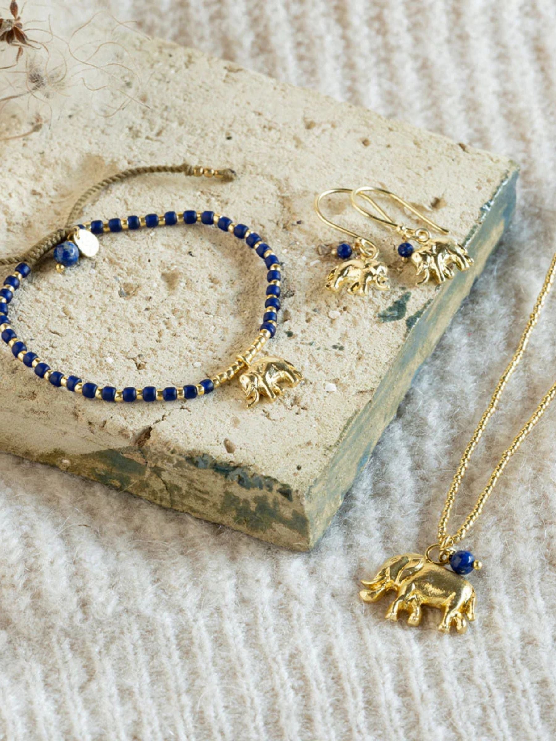 Bracciale Hopeing Lapislazzuli Oro | A Beautiful Story