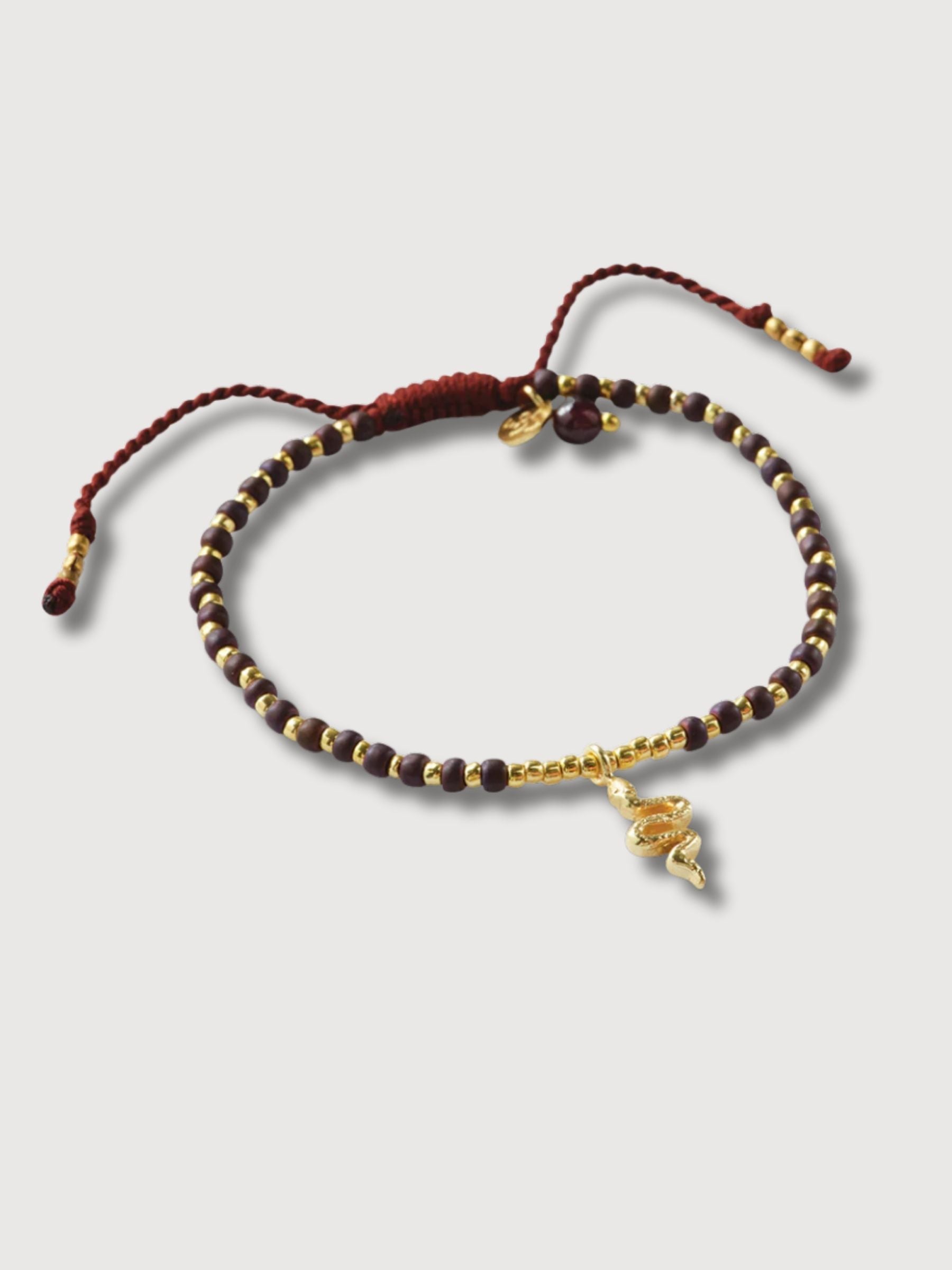 Braccialetto Hopeing Garnet GC | A Beautiful Story