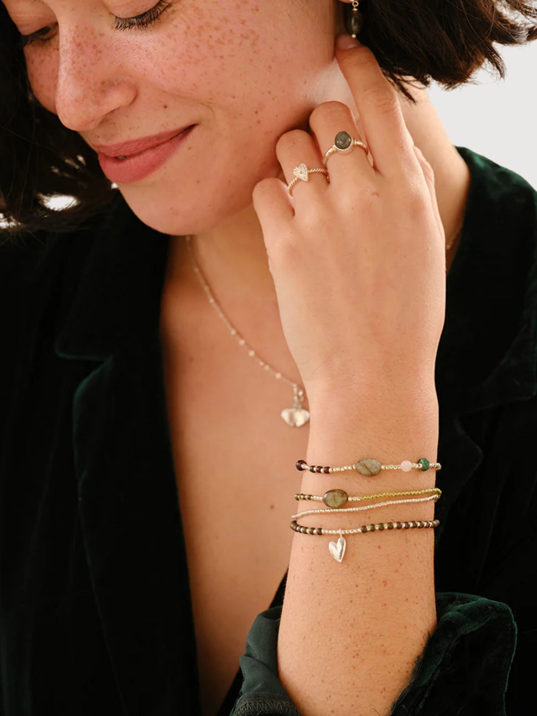 Hoping  Rose Quartz Bracelet SC | A Beautiful Story