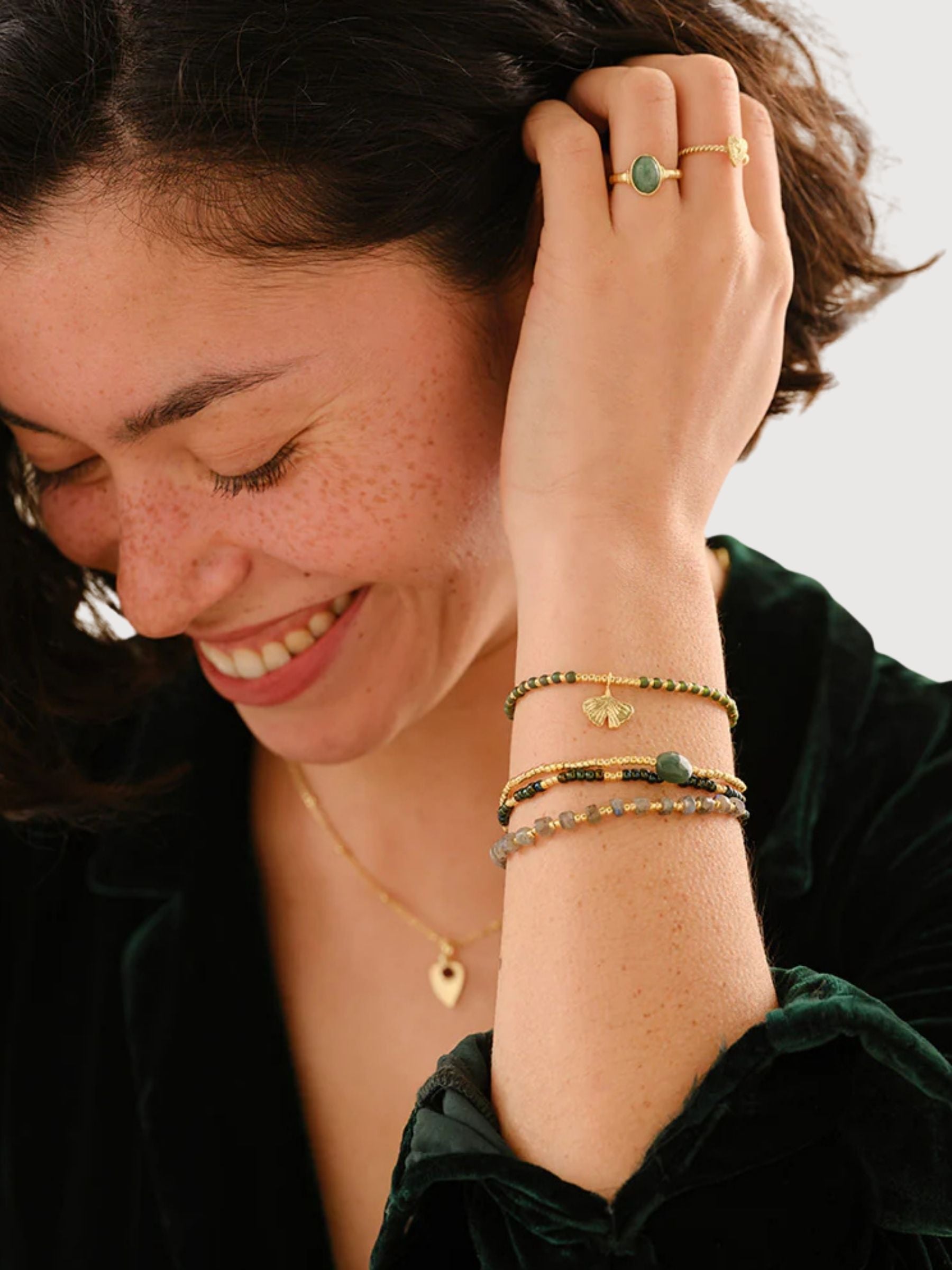 Bracciale Identity Labradorite Aventurina GC | A Beautiful Story