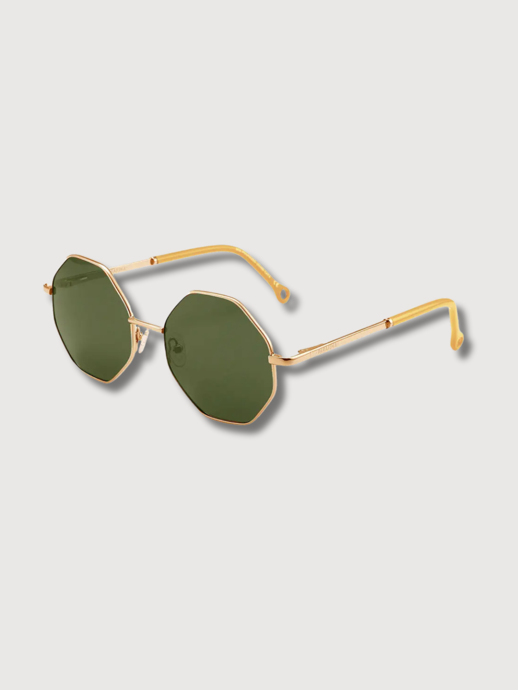 Brisa Gold/dark Green Sunglasses | Parafina