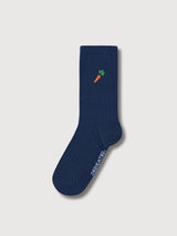 Knivsta Carrot Estate Blau Socken | Dedicated