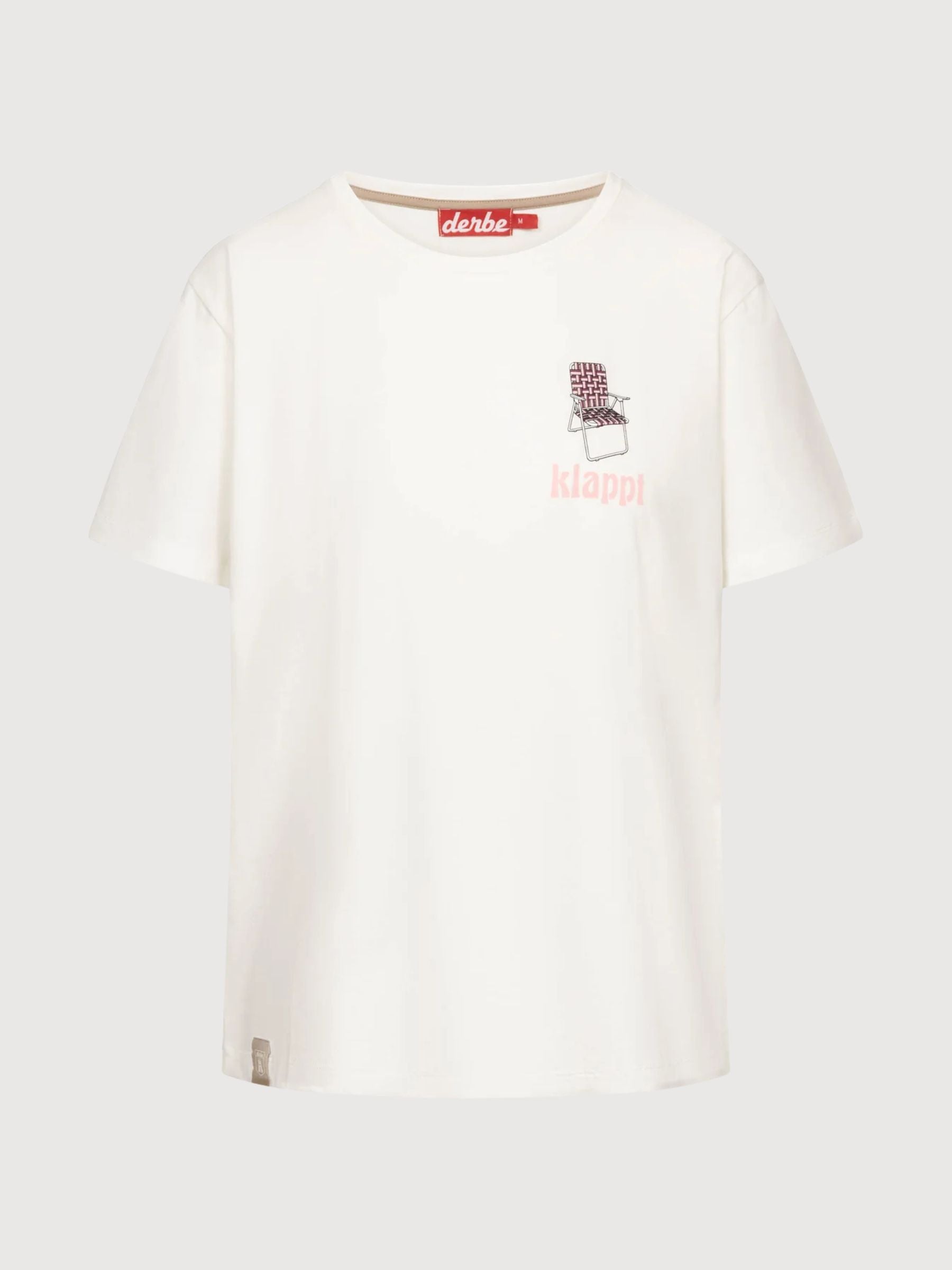 T-Shirt Klappt Off White Organic Cotton | Derbe