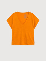 T-shirt Arendal Donna Tangerina Lino | Ecoalf