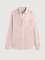 Camicia Adan Man Bianco/Rosa Chiaro Lino | Ecoalf