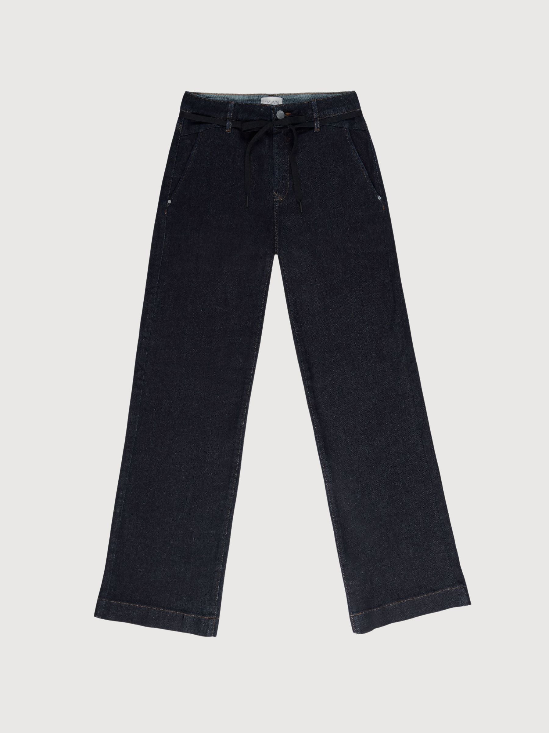 Dew Denim-French Pocket Flared Soft  Raw Blue | Dawn