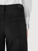 Ash Barrell Leg Shaped Blue Jeans Woman  | Dawn