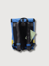 Rucksack F155 Clapton Yellow & Blue in gebrauchten LKW -Planen | Freitag