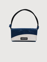 Shoulder Bag Laura Blue/White | Freitag