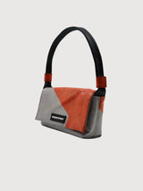 Shoulder Bag Laura Silver/Orange | Freitag