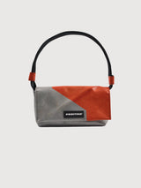 Shoulder Bag Laura Silver/Orange | Freitag